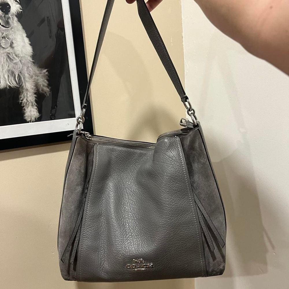 2010s Coach Marlon Leather Tassels Shoulder Bag / Handbag